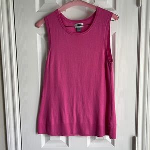 Light weighted pink sweater.